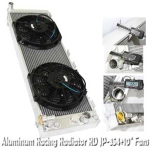 3 Core Performance Racing RADIATOR+10" Fans for 91-01 Jeep Cherokee 4.0L I6 OHV - Picture 1 of 10