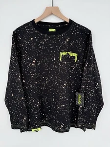 NEU Pit Viper Underground Key Player T-Shirt schwarz Neon Splatter Herren Large " - Bild 1 von 7