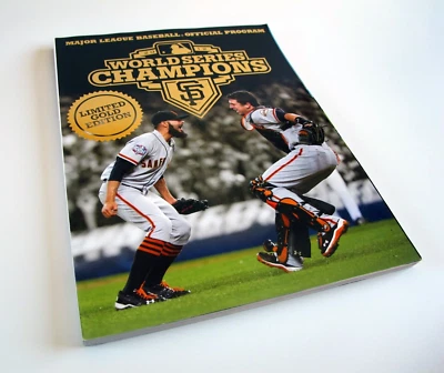 San Francisco Giants 2012 World Series Champions Limited Gold Edition Program - Image 1 of 4