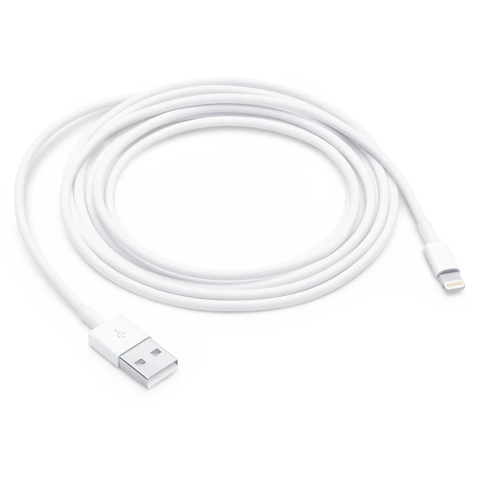 Apple 1 Meter Lightning Cable - White (MD818ZM/A) - Image 1 of 1