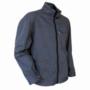 LMA Jacket Stand Up Collar Black Grey Quality Coat Brand New Size 7 - Picture 1 of 1