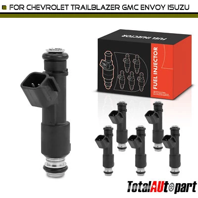 6x Fuel Injectors for Chevrolet Trailblazer GMC Envoy Saab 9-7x	 2008-2009 Isuzu - Image 1 of 4