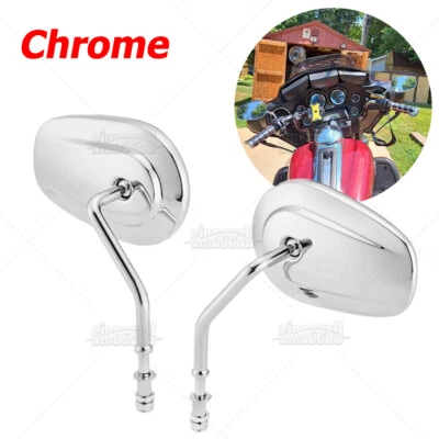 Espejos retrovisores para Harley Davidson Sportster XL 1200 883 FLSTC FLSTF Softail Foto 1 de 4