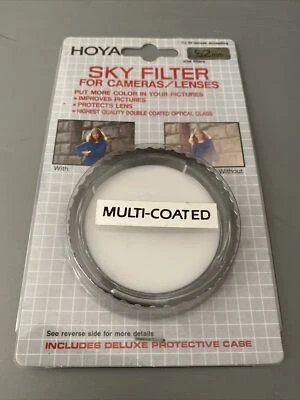 Vintage HOYA SKY FILTER 52mm for Camera Lenses Multi Coated Screw In, Japan - Image 1 of 4