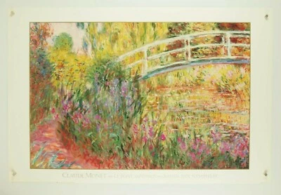 Claude Monet Pont Japonais Bassin Aux Nympheas impresión artística de alta calidad 36x24 Foto 1 de 4