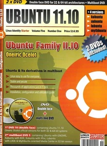 Linux Starter Ubuntu Magazine Familie 11.10 Oneiric Ocelot Multiboot DVD 2012 - Bild 1 von 6