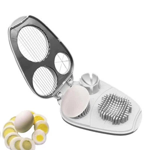 Hard Boiled Egg Slicer Luncheon Meat Cutter Stainless Steel Wire Kitchen Gadgets - Picture 1 of 7