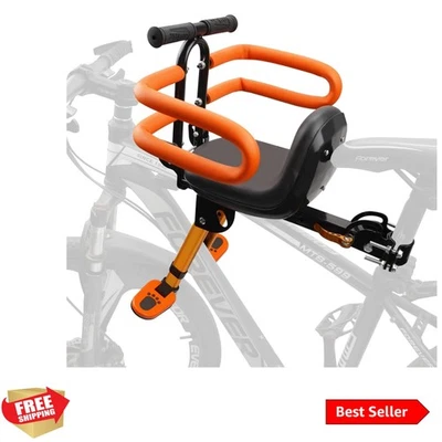 Детское велосипедное сиденье с креплением на руль, съемное переднее крепление детский велосипед... - Изображение 1 из 4