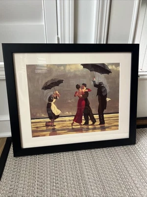 Jack Vettriano 'The Singing Butler' emoldurado - Imagem 1 de 3