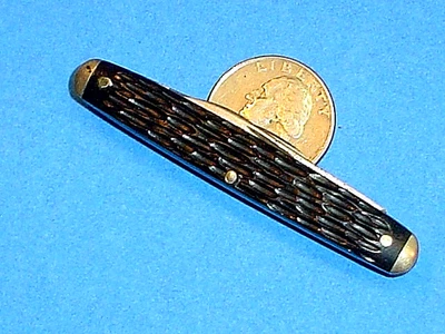 SMALL VINTAGE KA-BAR 2-3/4'' CLOSED POCKET PEN KNIFE - Image 1 of 4