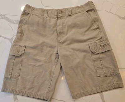 Vans Men's Cargo Shorts Golf Outdoors Hiking Camping Tan Size 36 - Image 1 of 4
