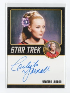 Star Trek Original Series Captain's Collection Autograph Auto Celeste Yarnall - Picture 1 of 4