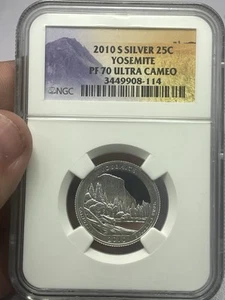2010-S Yosemite Silver Quarter Proof NGC PF 70 Cameo ATB US Mint 25C - Picture 1 of 4