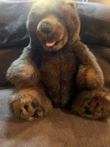 Peluche marioneta de oso pardo de los parques de Disney aventura de California - Imagen 1 de 3