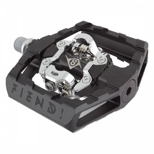 ORIGIN8 Fiend! All-Mountain Double Clipless 9/16" Black/Silver Bicycle Pedals - Picture 1 of 1