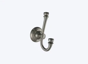 Allen Roth MITCHELL Brushed Nickel Bathroom Towel Robe Hook NIB 0294850 - Picture 1 of 6