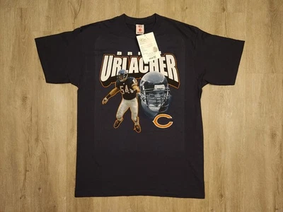 复古 Brian Urlacher T 恤尺寸 L 芝加哥熊队 NFL 足球 全新  — 第 1/4 张图片