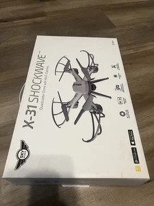 X-31 SHOCKWAVE  QUADCOPTER DRONE WITH WI-FI CAMERA by Sky Rider - BRAND NEW - Picture 1 of 2