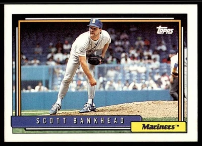 1992 Topps Scott Bankhead Seattle Mariners #155 23147 - Image 1 of 2