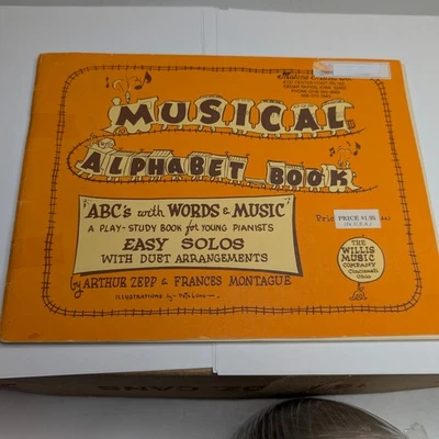 Musical Alphabet Book ABC Piano Sheet Music Zepp Montague Easy Solos Duets F2 - Image 1 of 4