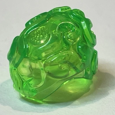 Lego Alien Commander Android 7065 Conquest Minifigure Green Translucent Brain - Image 1 of 4