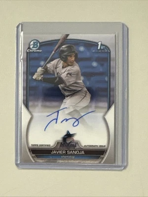 2023 Bowman Chrome Javier Sanoja Auto  - Image 1 of 2