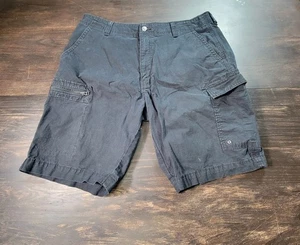 Levis Denizen Mens Black Cargo Shorts Size 36x10 - Picture 1 of 11