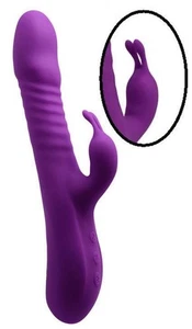 Vibratore vaginale rabbit in silicone reale dildo vibrante stimolatore clitoride - Picture 1 of 7