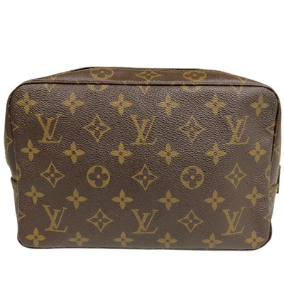 Auth Louis Vuitton Trousse Toilette 23 Cosmetic Pouch Monogram M47524 822 - Image 1 of 4