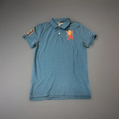 Camisa polo Giordano número 8 na manga tamanho M - Imagem 1 de 4