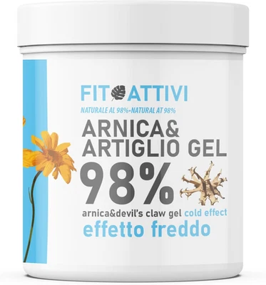 Arnica Gel Forte 550 Ml, Arnica per Cavalli Uso Umano Effetto Freddo 98% Con Art - Immagine 1 di 4