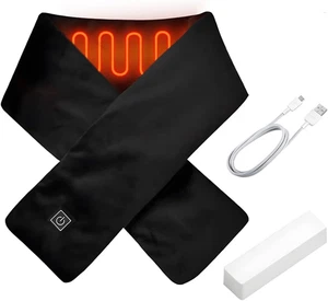 Sciarpa Riscaldata, Sciarpa Riscaldante USB Con 3 Livelli Di Calore, Scalda Coll - Foto 1 di 12