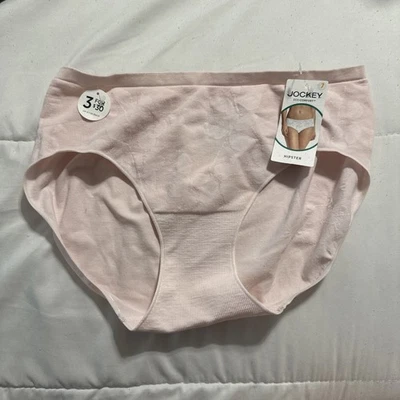 JOCKEY Eco Comfort Microfiber Stretch Pink HIPSTER Panty  NWT 2619 Size 7 - Image 1 of 2