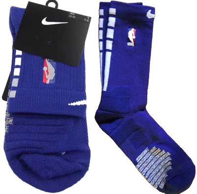 NBA Authentics Nike Dri-Fit Azul Blanco Para hombres XL (12-15) Calcetines de pantorrilla PSK647 495 Foto 1 de 4