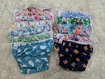 12 Reusable Cloth Covers & 8 Inserts One Size Mama Koala - Image 1 of 4