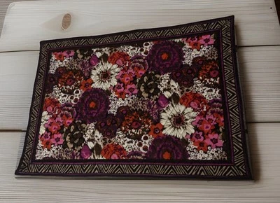 Vera Bradley  Placemats Rosewood Pattern Set Of 4 Floral Reds And Purples - Image 1 of 4