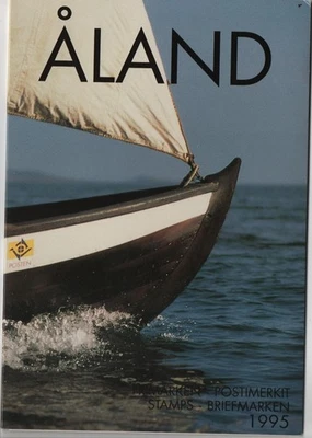 1995 Aland Finlândia Selo Oficial Conjunto Completo Ano Novo, sem marca de charneira - Imagem 1 de 2