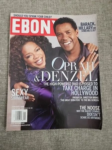 EBONY Magazine January 2008 Denzel Washington Oprah Winfrey Barack Obama 1/08 - Picture 1 of 12