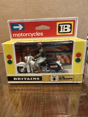 Motocicletas Gran Bretaña #9682 despacho de Estados Unidos piloto vintage 1974 Inglaterra 1:32 Harley  Foto 1 de 4