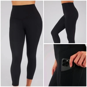 Leggings ajustados Yogalicious Lux Lenox negros para mujer grandes nuevos con etiquetas - Imagen 1 de 10