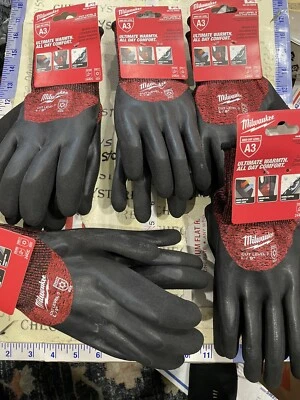 "5 guantes de trabajo aislados de invierno Milwaukee 48-22-8922 ANSI Cut Nivel 3 - L/9""" Foto 1 de 4