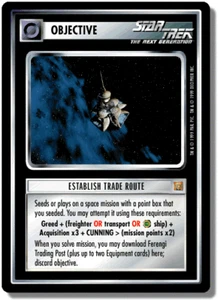 Establish Trade Route - Rules of Acquisition - Star Trek CCG 1E - Imagen 1 de 6
