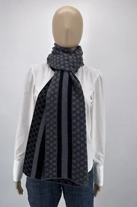 NEU Luxury Original GUCCI 438253 Schal Damen 30 x 200 cm Muster GG. - Bild 1 von 14