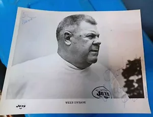 Weeb Ewbank Jets Head Coach Autogramm 8x10 signed Foto "Authentic" - Bild 1 von 4