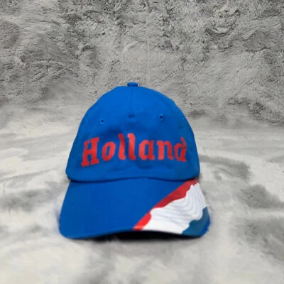 Puma Hat Blue Strapback Holland Flag Casual One Size Adjustable Outdoor Canvas - Image 1 of 4