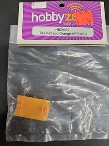 HOBBYZONE # HBZ6032 Tail V-Brace, Orange AER, ABC NIP  - Picture 1 of 2