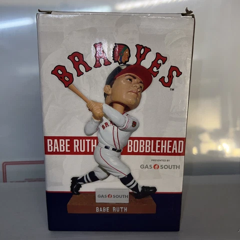 Bambino Babe Ruth Boston Braves Bobblehead Atlanta Braves SGA W/box Cover