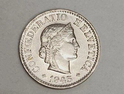 1945-B Switzerland 5 Rappen - Image 1 of 2