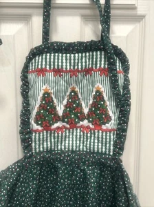 Gourmet Gallery Christmas Tree Kitchen Apron 4-pc Set - Picture 1 of 7
