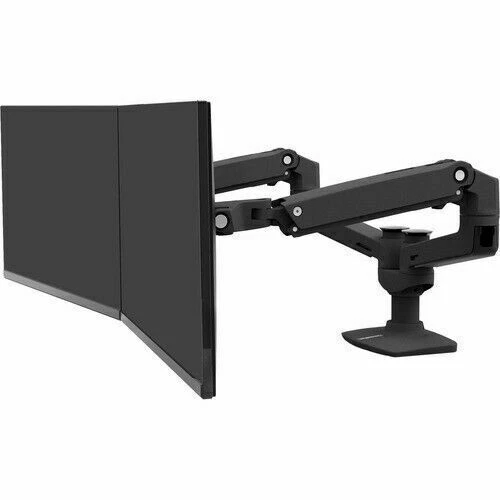 Ergotron LX Dual Side-by-Side Arm Two-Monitor Mount - Matte Black (45-245-224) - Image 1 of 1